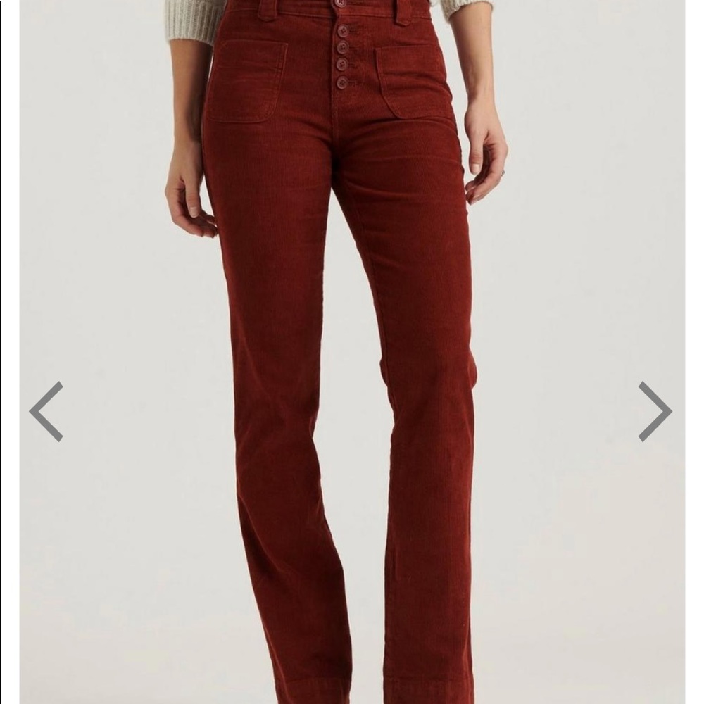 Lucky Brand Mid Ride “Ava” Corduroy Boot Pant